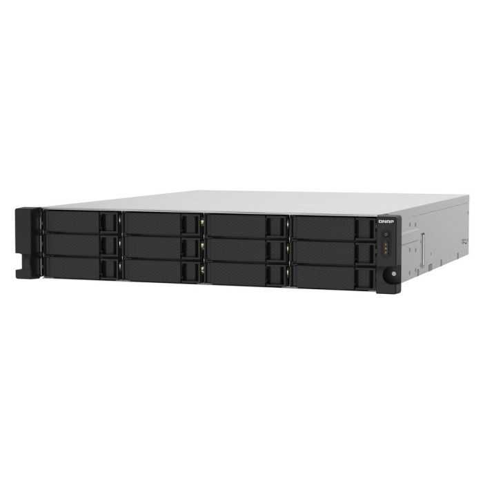Qnap Servidor NAS Ts-1232Pxu-Rp 12 Bahías 4GB DDR4 RAID 0,1,5,6,10,50,60,JBOD Gigabit Ethernet 4