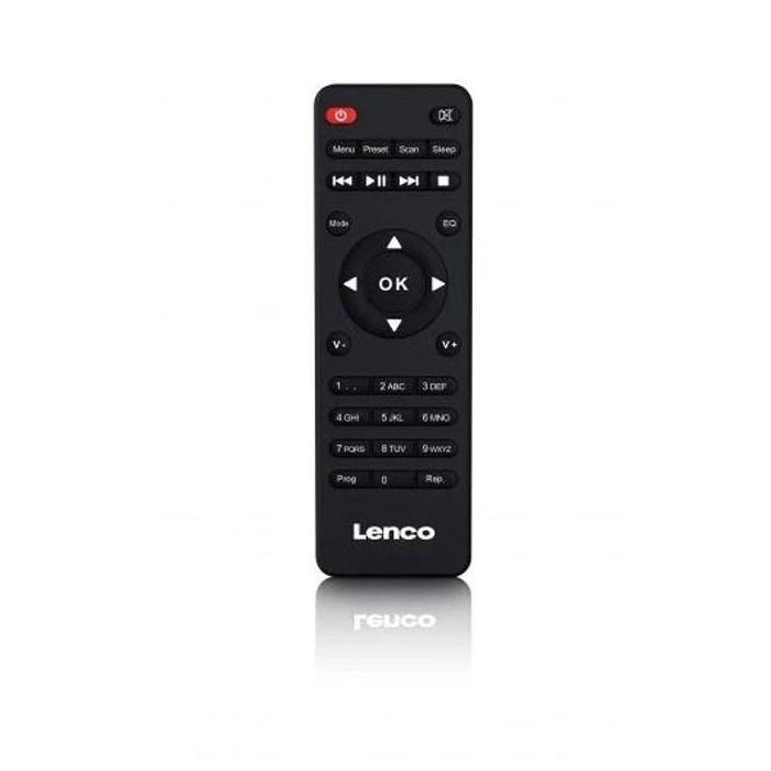 Lenco MC-250 Minicadena de Música Compacta con Bluetooth 5.0, Radio DAB+/FM, USB y Reproductor CD/MP3, Negro 6