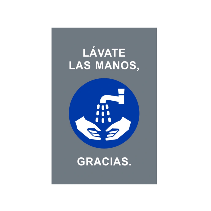 Novus dahle Alfombra de suelo Novus lavate las manos gracias fondo gris 90x60 cm 1 Novus dahle Alfombra de suelo Novus lavate las manos gracias fondo gris 90x60 cm 1