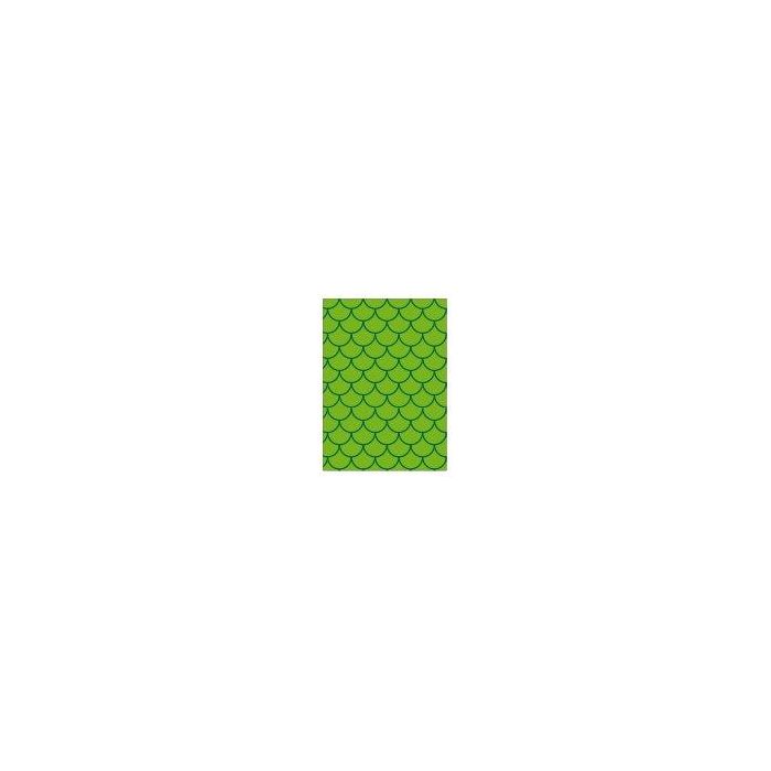 Bolsa Disfraz 65X90 Cm. Impresa Ondas Verde 5 unidades