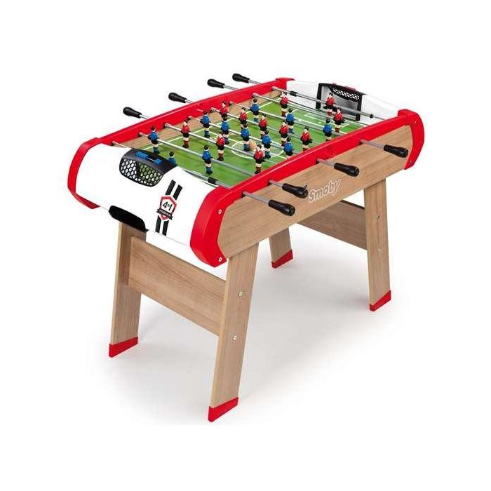 Futbolín powerplay 4 en 1 (futbolín, hockey, ping pong y billar) 87x120x90 cm 4 Futbolín powerplay 4 en 1 (futbolín, hockey, ping pong y billar) 87x120x90 cm 4