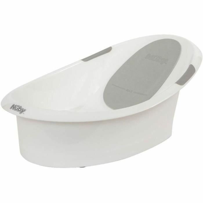 Nuby NUB0370797801464 Bañera para Bebé con Soporte Antideslizante Integrado y Reposacabezas Suave - Desde el Nacimiento