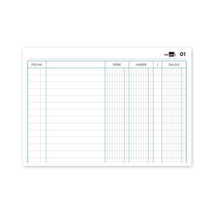 Libro Liderpapel Cuarto Apaisado Cartone 100 Hojas Cuentas Corrientes Debe Haber Y Saldo 2 Libro Liderpapel Cuarto Apaisado Cartone 100 Hojas Cuentas Corrientes Debe Haber Y Saldo 2