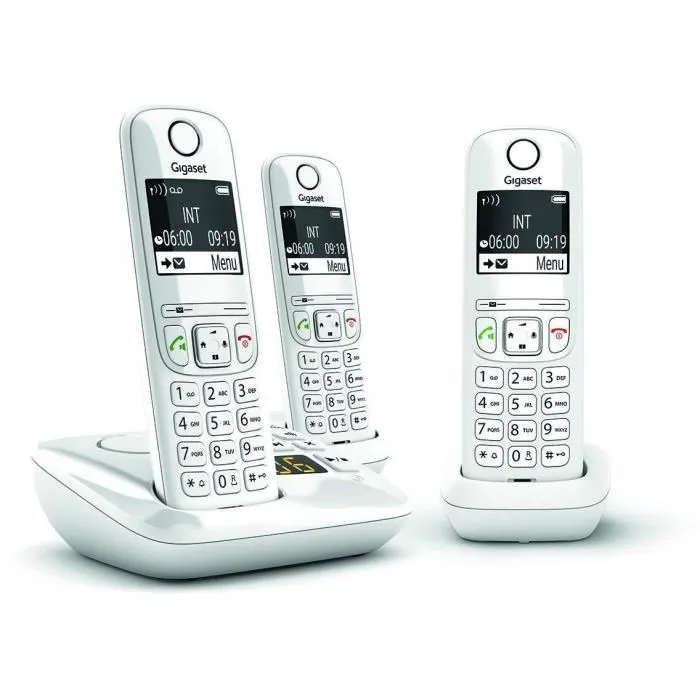 Gigaset Teléfono fijo AS690 A Trio Blanco 2