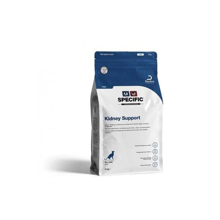 Dechra Fkd Kidney Support - Alimento Dietético para Gatos con Insuficiencia Renal, 2 kg