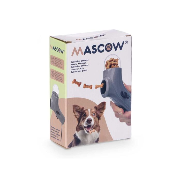Lanzador de Premios para Mascotas Gris Mascow 11x18x5 cm (12 Unidades) 1