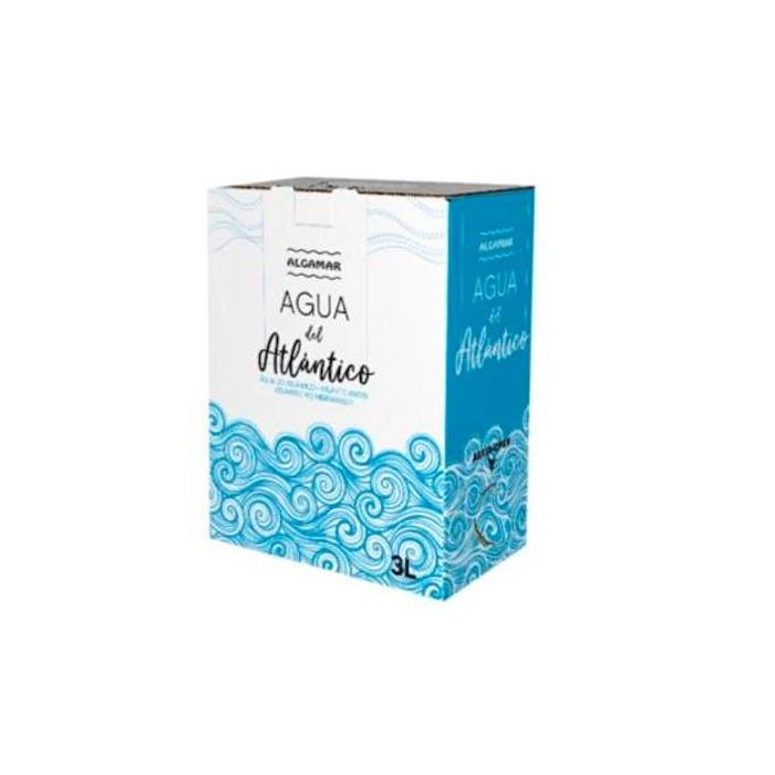 ALGAMAR Agua de Mar del Océano Atlántico Bag in Box 3L para Cocinar