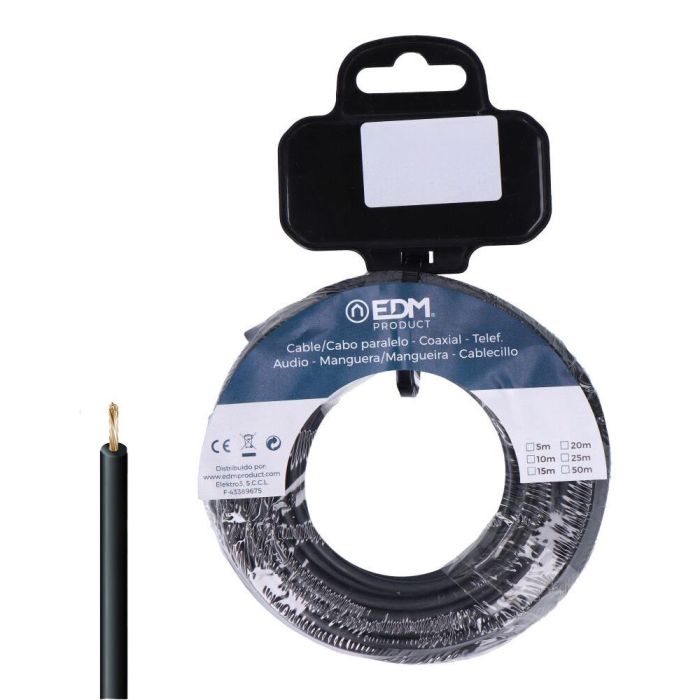 Carrete cablecillo h07z1-k 4,00 mm² negro, 20 m Carrete cablecillo h07z1-k 4,00 mm² negro, 20 m