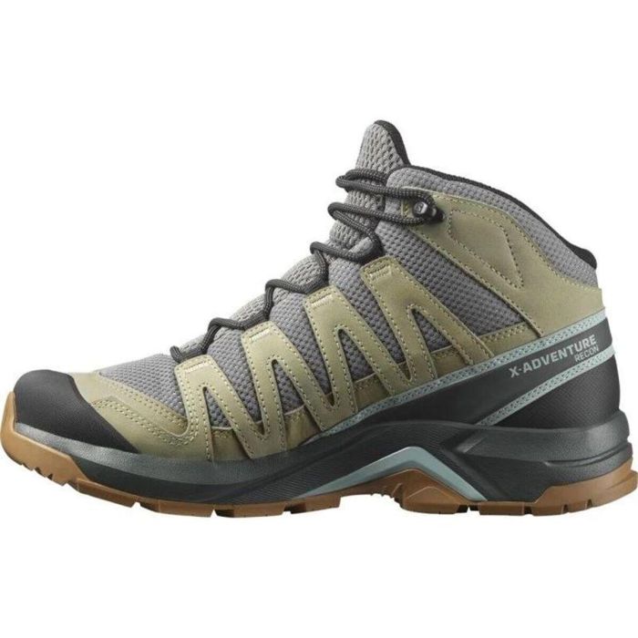 Zapatillas de Hombre para Caminar Salomon X-Adventure Recon Mid Oliva Gris oscuro XL 5