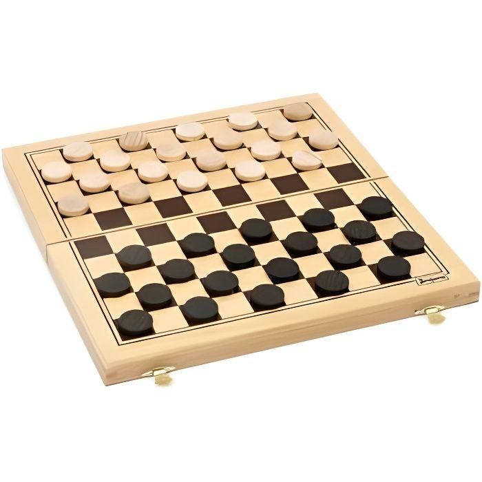 Juego de damas JEUJURA - Caja plegable