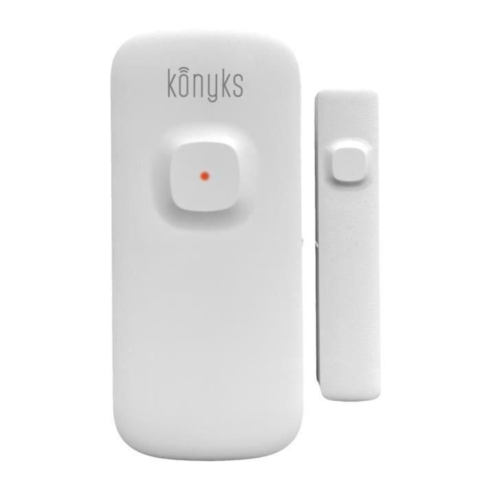 Konyks Senso Charge 2 - Detector de apertura Wi-Fi para puertas y ventanas a batería, 1 año de duración de la batería, Notificaciones en Smartphone 1