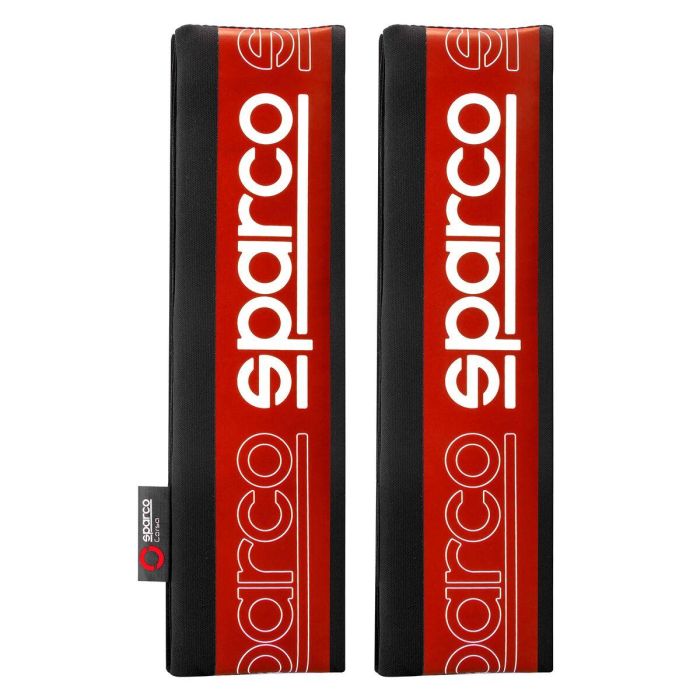 Almohadillas para Cinturón de Seguridad Sparco SPC1208RD Rojo (2 Unidades) 4