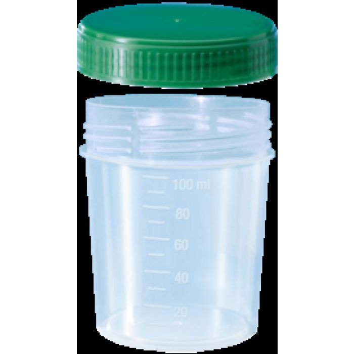 Contenedor Tapa Rosca Verde de 120 mL (74x58 mm) - 1 unidad