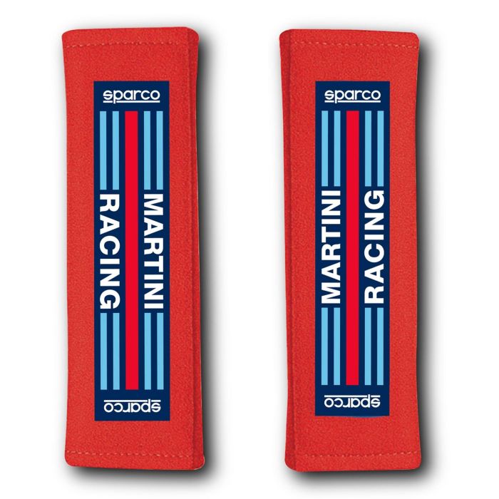 Sparco S01098S3MRR Almohadillas de Hombro para Arnés 3" Martini Racing Edición Limitada Rojas - Par para Mayor Confort Sparco S01098S3MRR Almohadillas de Hombro para Arnés 3" Martini Racing Edición Limitada Rojas - Par para Mayor Confort