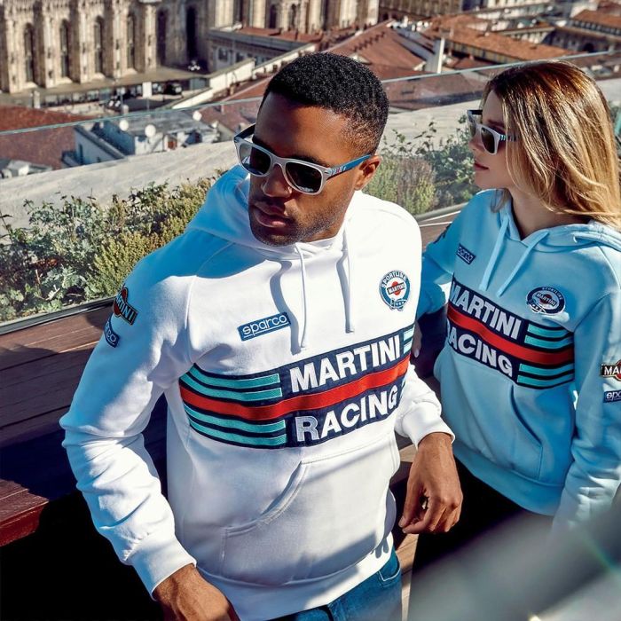 Sparco Sudadera Martini-R Talla M Azul Celeste 1