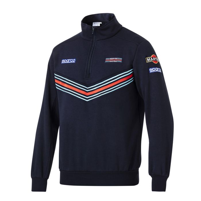 Sudadera Sparco Martini-R Talla M Azul Marino S013037MRBM2M