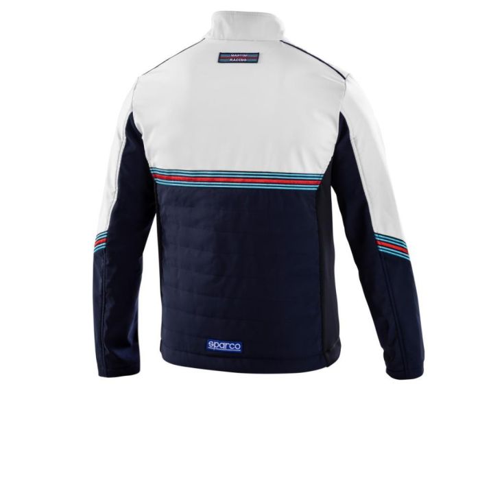 Sparco Chaqueta Softshell Martini-R Talla S Azul Marino-Blanco 1