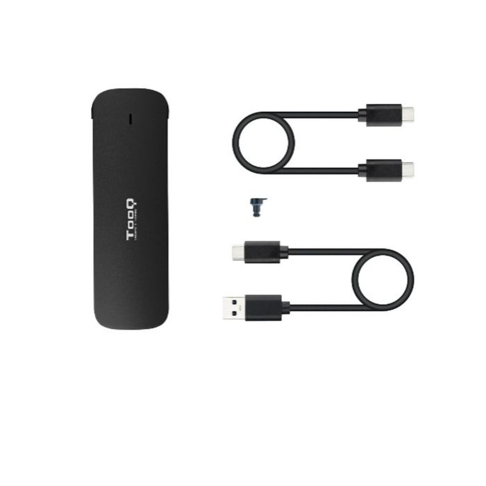 Caja Externa TooQ TQE-2201B Negro USB-C USB 3.0 M.2 1