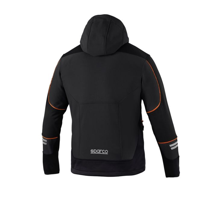 Sparco Chaqueta Sparco Tech Soft-Shell Talla L Negra-Naranja 1