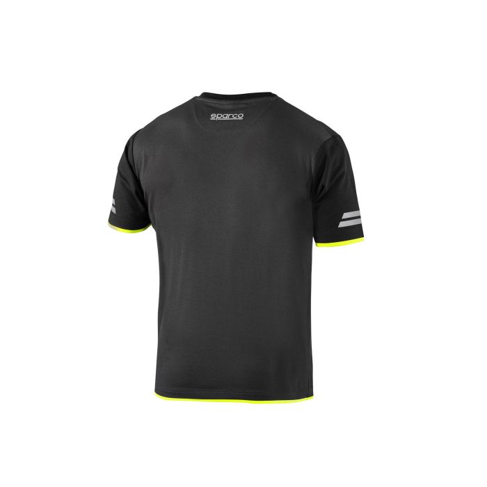 Sparco Camiseta Tw Talla M Gris-Amarillo Fluo 1