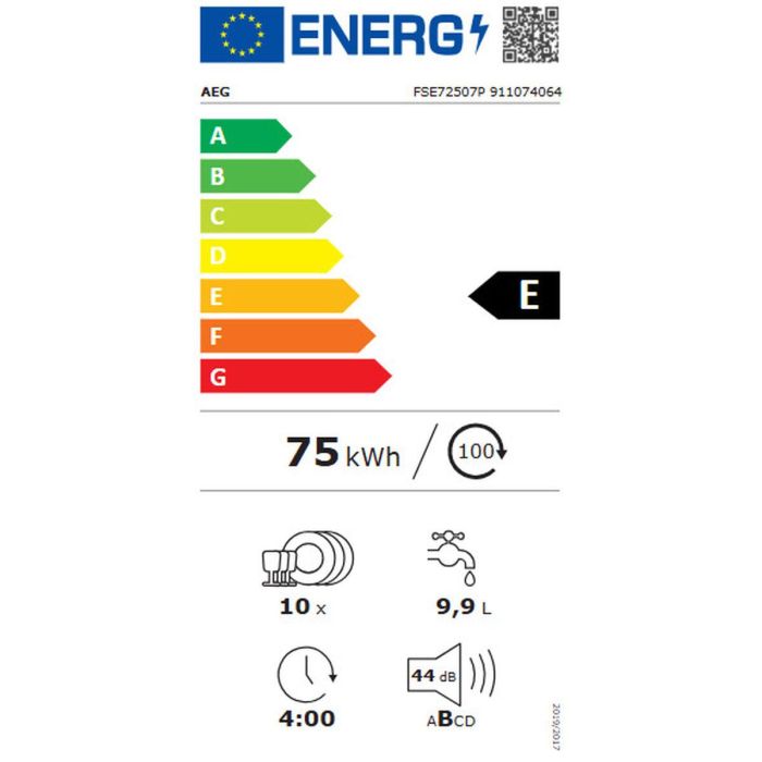 Lavavajillas AEG FSE72507P Blanco 1