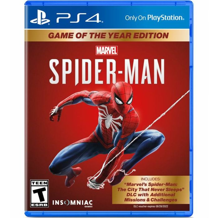 Videojuego PlayStation 4 Sony SPIDERMAN GAME OF THE YEAR EDITION