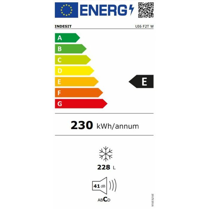 Congelador Indesit UI6F2TS Plateado 228 L 1