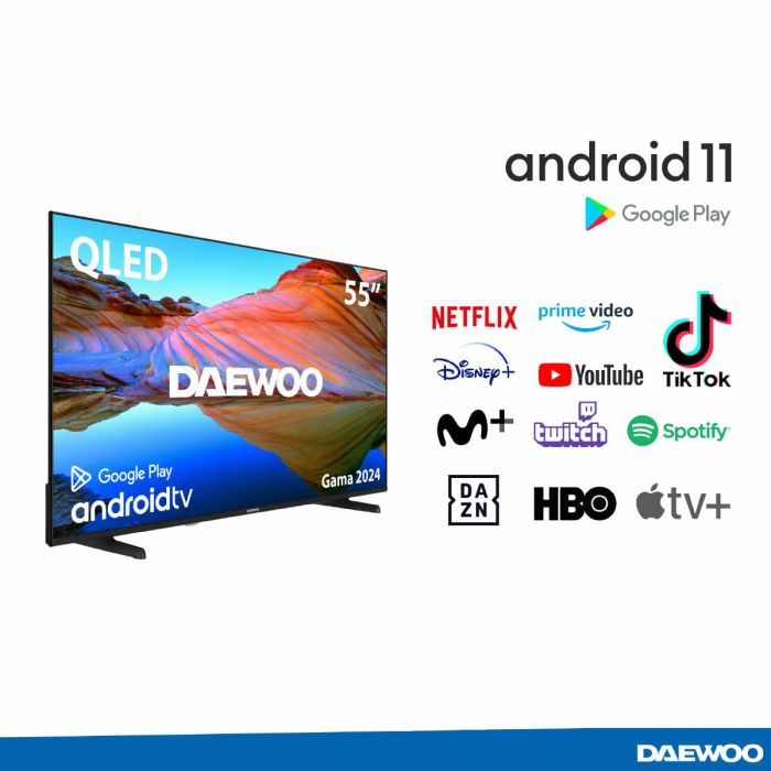 Smart TV Daewoo 55DM72QA 4K Ultra HD 55" QLED 1