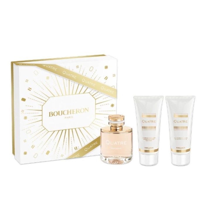 Set de Perfume Mujer Boucheron QUATRE POUR FEMME EDP 3 Piezas 1