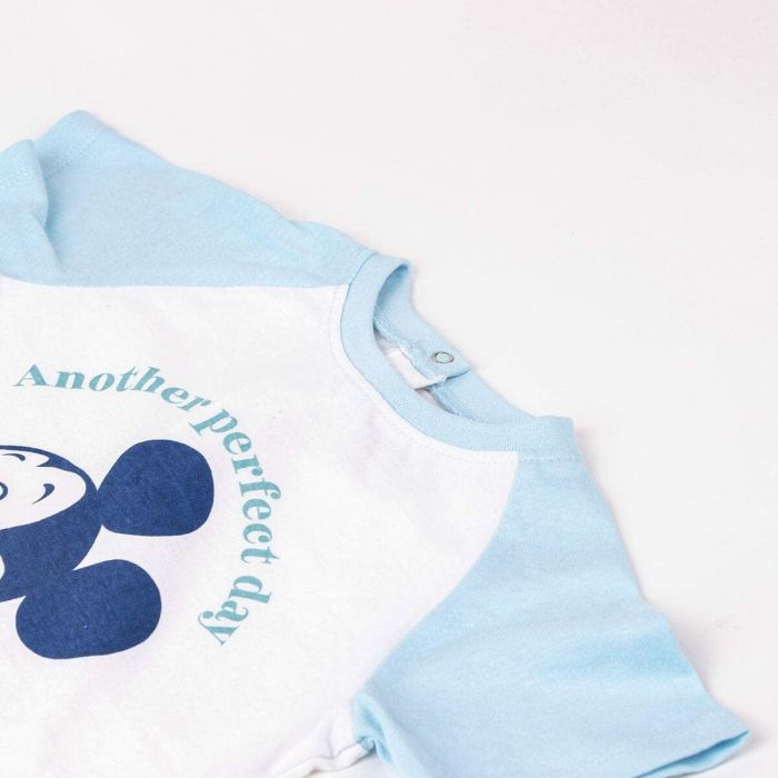 Pijama Infantil Mickey Mouse Azul claro 4