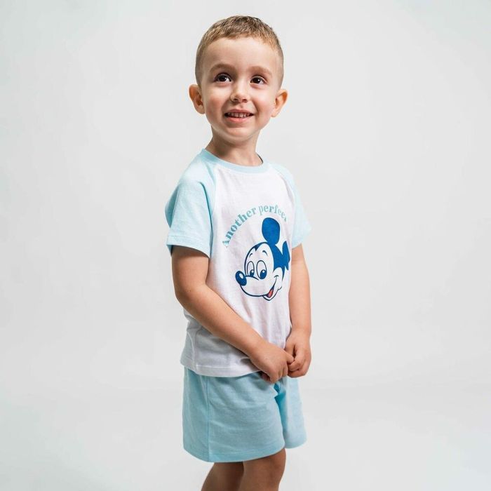 Pijama Infantil Mickey Mouse Azul claro 1