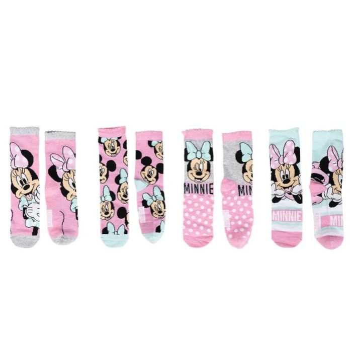 Calcetines Minnie Mouse 4 pares