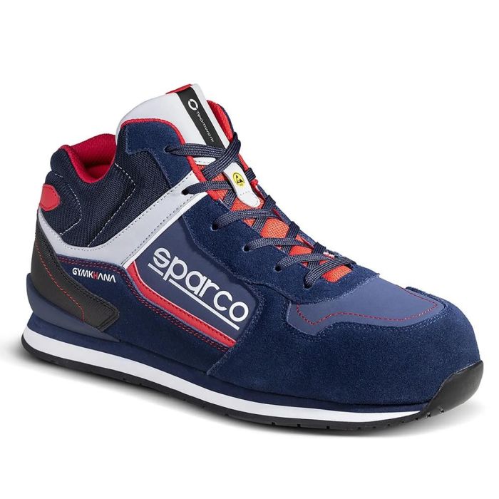 Sparco Zapatilla Gymkhana-H S3 Esd Talla 46 Olympus Azul Marino-Rojo 1