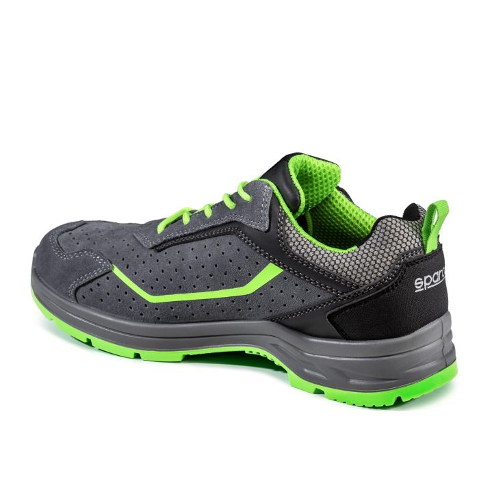 Sparco Zapato Seguridad Sparco Indy Felix S1P Esd Talla 44 gris-Verde Fluor 1