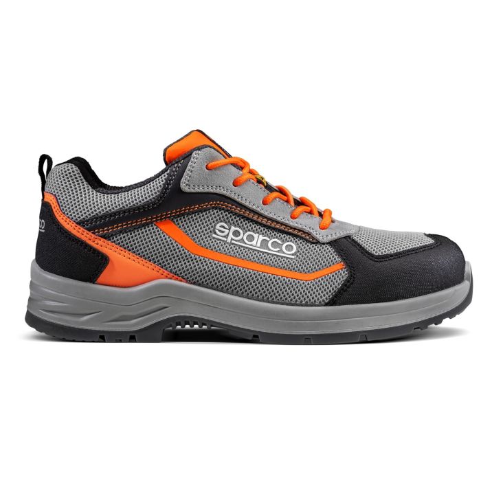 Sparco Zapato Seguridad Sparco Indy-R Pato S1P Esd Talla 43 gris-Naranja Fluor 2 Sparco Zapato Seguridad Sparco Indy-R Pato S1P Esd Talla 43 gris-Naranja Fluor 2
