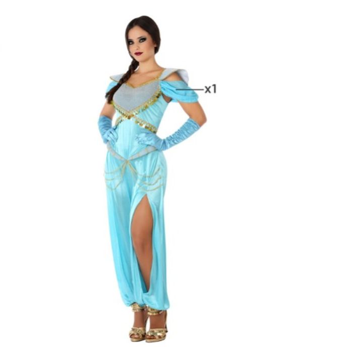 Disfraz Princesa Árabe Azul 6