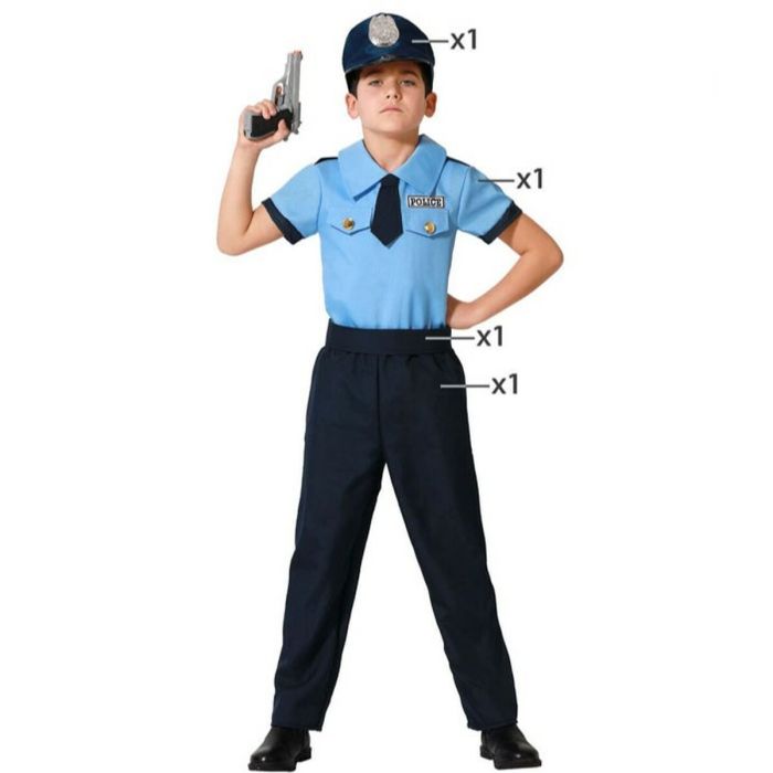 Disfraz para Niños Policía Hombre 9
