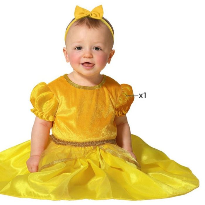 Disfraz para Bebés Dorado Princesa Disfraz para Bebés Dorado Princesa