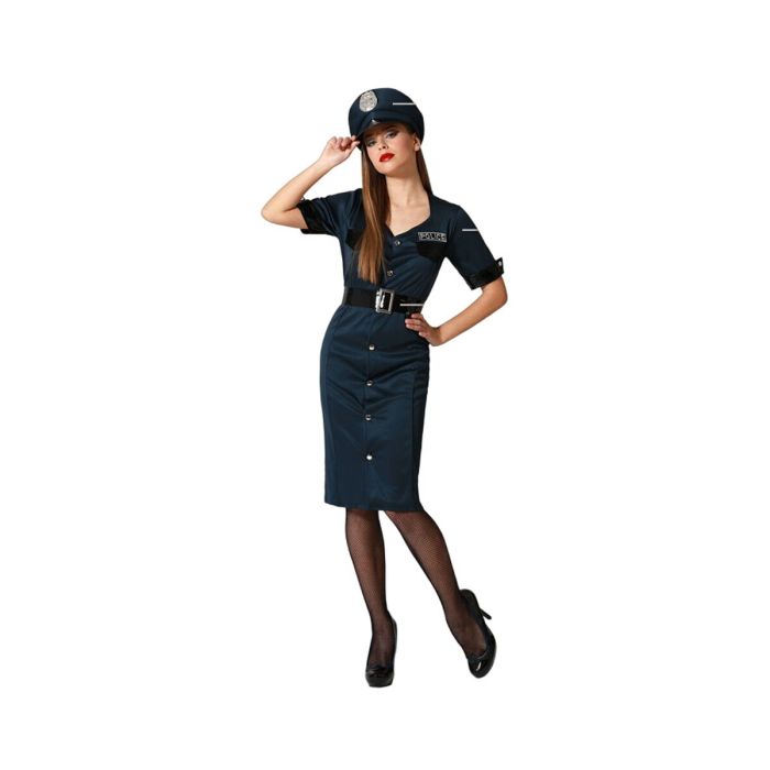Disfraz Policía Mujer Azul 8