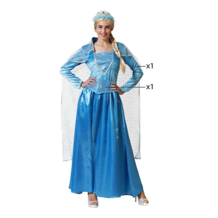 Disfraz para Adultos Azul Princesa Disfraz para Adultos Azul Princesa
