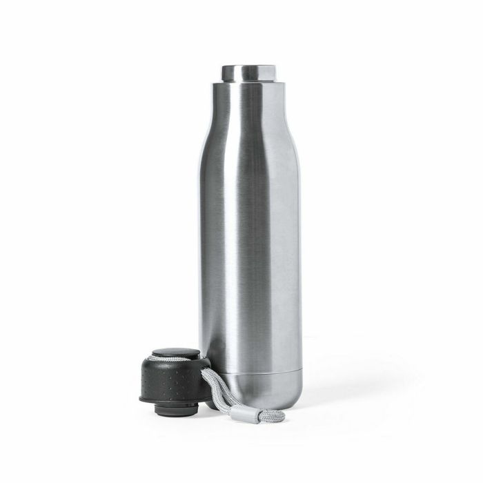 Bidón de Aluminio 141060 830 ml Acero Inoxidable (830 ml) (30 unidades) 1