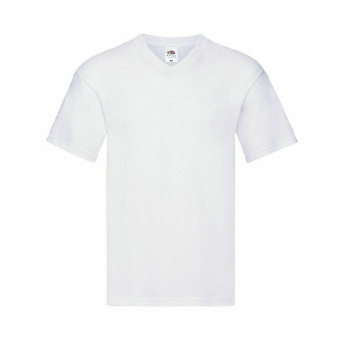 Camiseta de Manga Corta Unisex 141318 100 % algodón Blanco (72 Unidades) 1