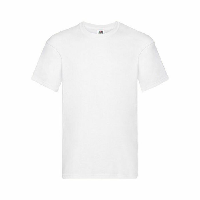 Camiseta de Manga Corta Unisex 141332 100 % algodón Blanco (120 Unidades) 1