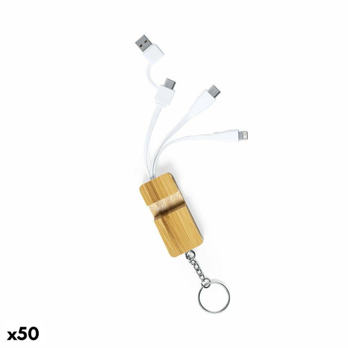 Set de Cables de Carga USB 141285 (50 Unidades)