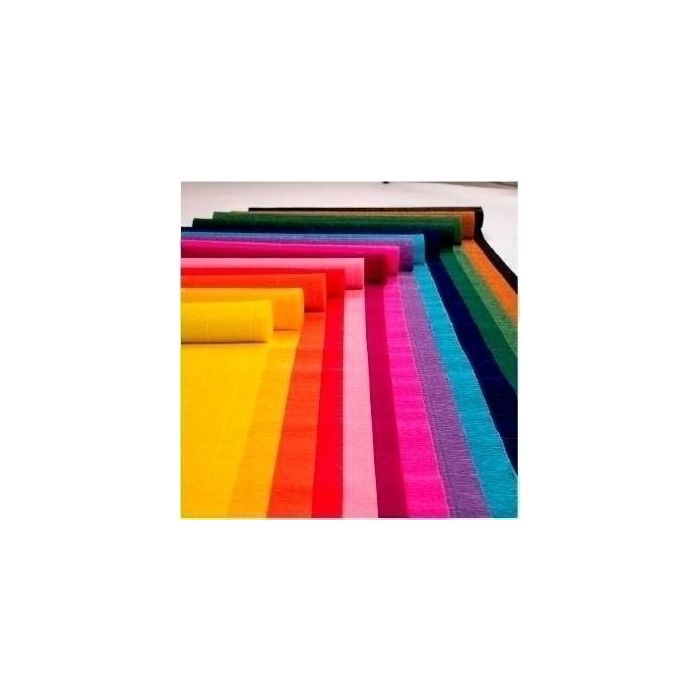 Sadipal rollo de papel crepé 0,50x2,50m 144 gr-260% azul fuerte Sadipal rollo de papel crepé 0,50x2,50m 144 gr-260% azul fuerte