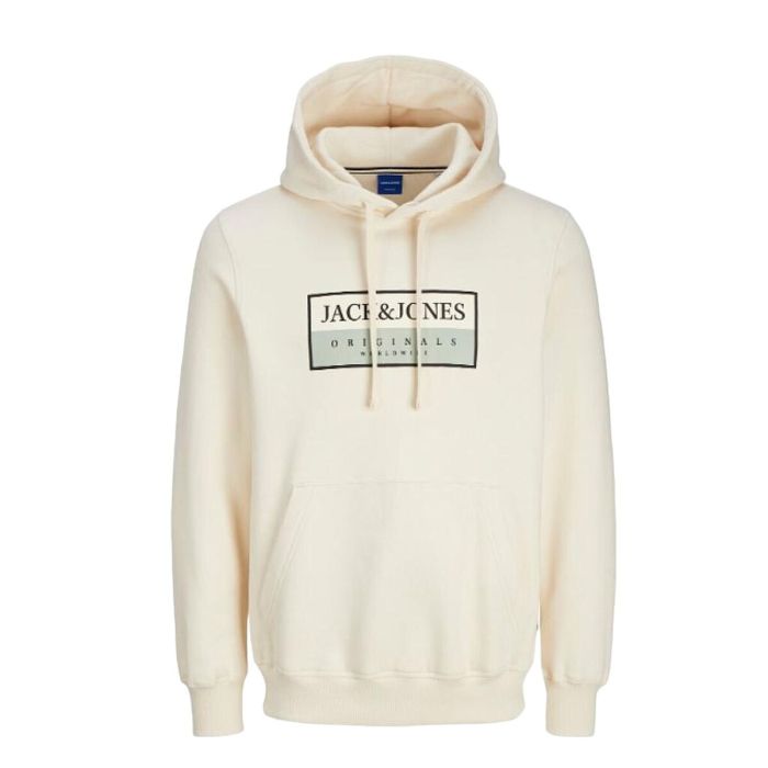 Sudadera con Capucha Hombre Jack & Jones SWEAT HOOD SN 12262513 Beige 1