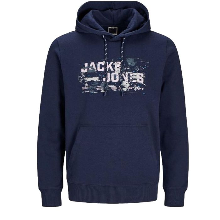 Sudadera con Capucha Hombre Jack & Jones SWEAT HOOD SN 12261670 Azul marino 0 Sudadera con Capucha Hombre Jack & Jones SWEAT HOOD SN 12261670 Azul marino 0