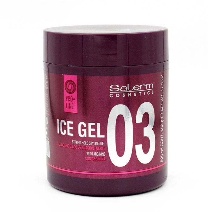 Fijador Fuerte Para el Cabello Salerm Proline Ice Gel Salerm (500 ml) (500 ml)