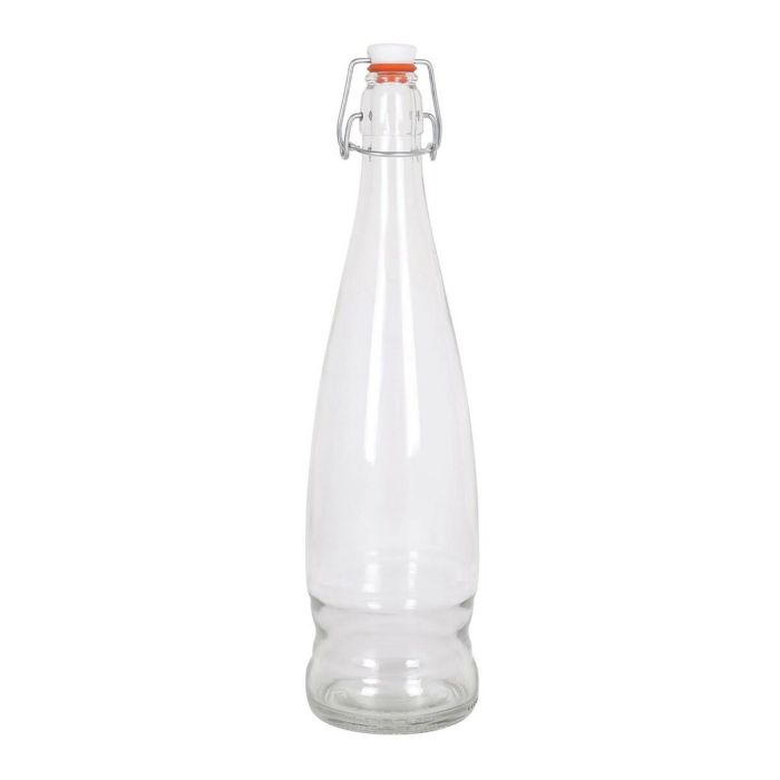 Botella de Cristal La Mediterránea Eva Tapón 1 L Botella de Cristal La Mediterránea Eva Tapón 1 L