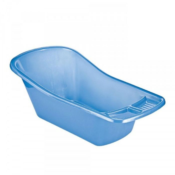 Bañera Infantil Kety - Blanco y Azul (6 Unidades) Bañera Infantil Kety - Blanco y Azul (6 Unidades)